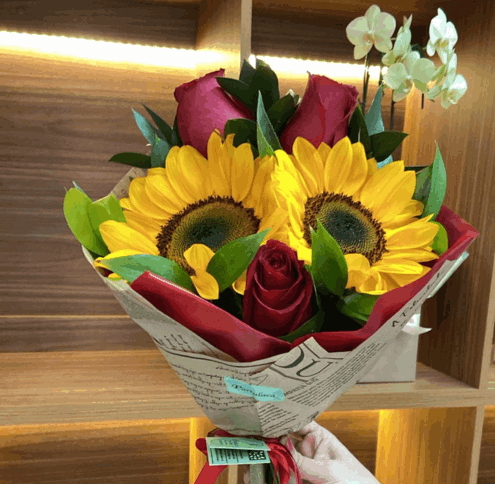 Buquê de Girasol BH, Buquê para Presente